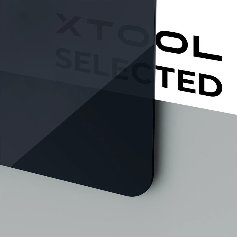 xTool Black Translucent Glossy Acrylic Sheet 2