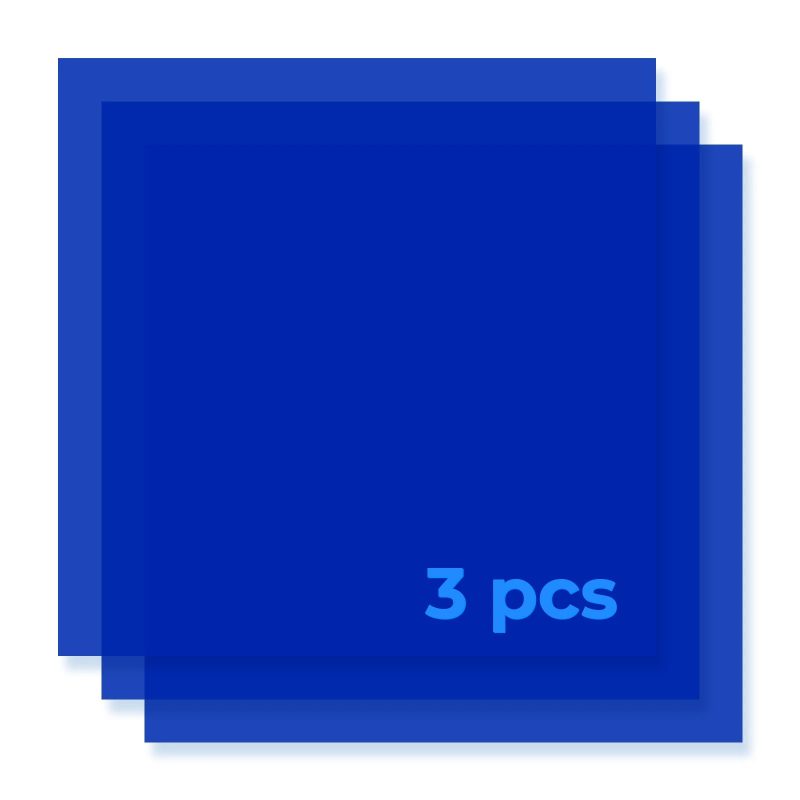 xTool Blue Translucent Glossy Acrylic Sheet Plexiglass pcs